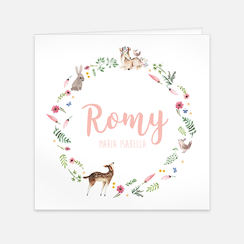 Lortye Geboortjekaartje 030a Romy