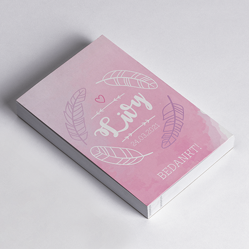 Lortye Cadeau 095b Notitieblokje Livy