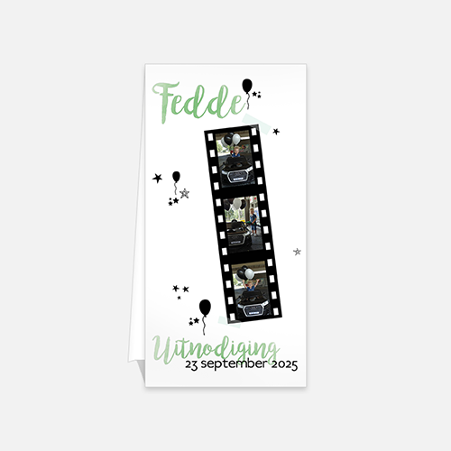 Lortye Feestje 041 Uitnodiging Filmstrip